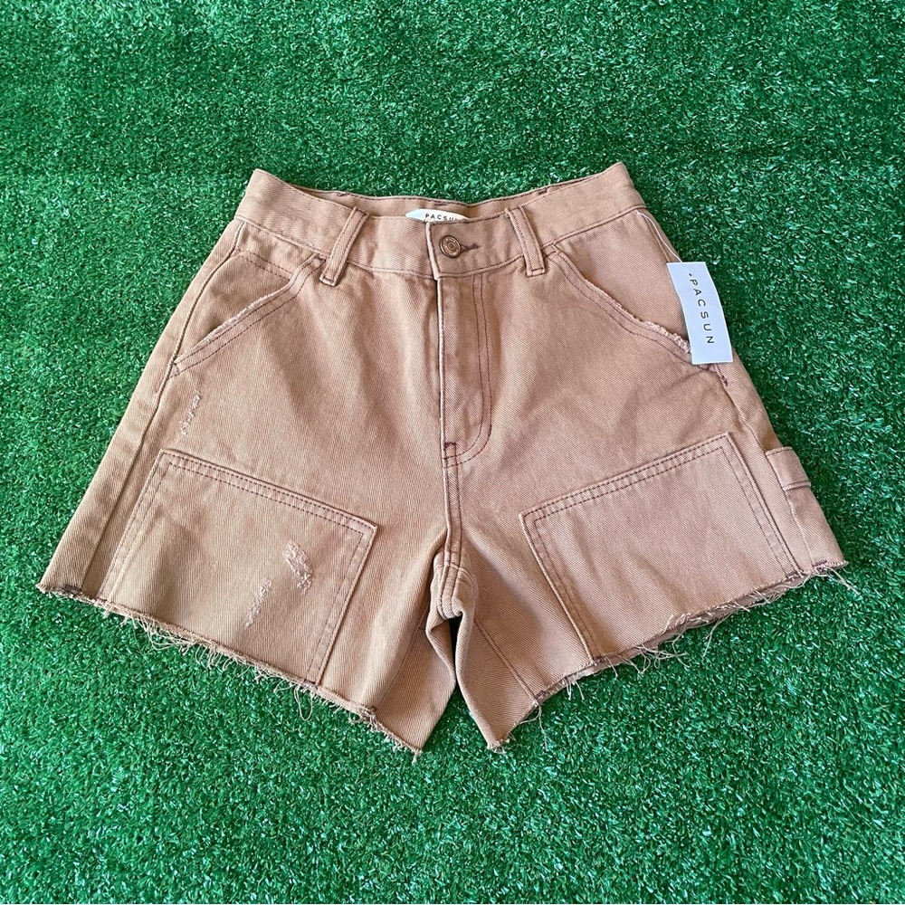 women’s pacsun Double Knee cut off shorts